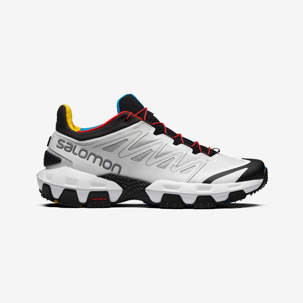 SALOMON XA PRO STREET Philippines - Men's Sneakers - White/ Black/ Red | 289416-NBM